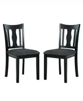 Furniture of America Euston Open Back Side Chairs, Set of 2