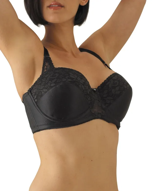 Women’s Carnival Bras- Convertible Strapless Black Bra Size 38C