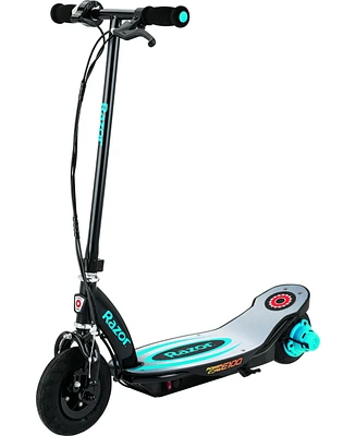 Razor Power Core E100 Electric Scooter with Aluminum Deck and Hand Brake, Blue