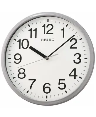 Seiko Classic Gray Office Clock