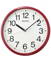 Seiko Classic Red Office Clock