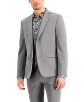 I.n.c. International Concepts Men's Slim-Fit Gray Solid Suit Jacket, Created for Macy's