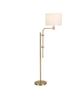 Polly Height-Adjustable Floor Lamp - Gold