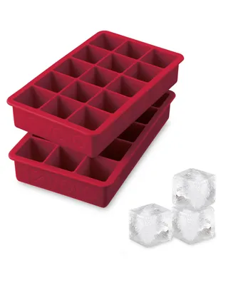 Tovolo Perfect Cube Silicone Ice Molds, Set of 2