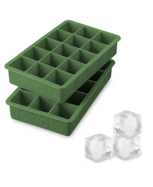 Zulay Kitchen Honeycomb Shaped Silicone Ice Cube Tray Set