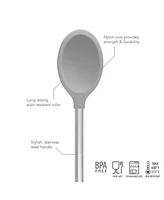 Tovolo Silicone Mixing Spoon With Stainless Steel Handle