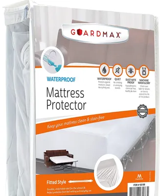Guardmax Waterproof Fitted Sheet - Sleeper Sofa Size - White