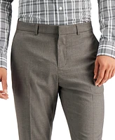 Perry Ellis Portfolio Men's Slim-Fit Non-Iron Performance Stretch Heathered Dress Pants