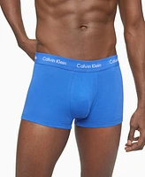 Calvin Klein Men's 3-Pack Cotton Stretch Low-Rise Trunk Underwear