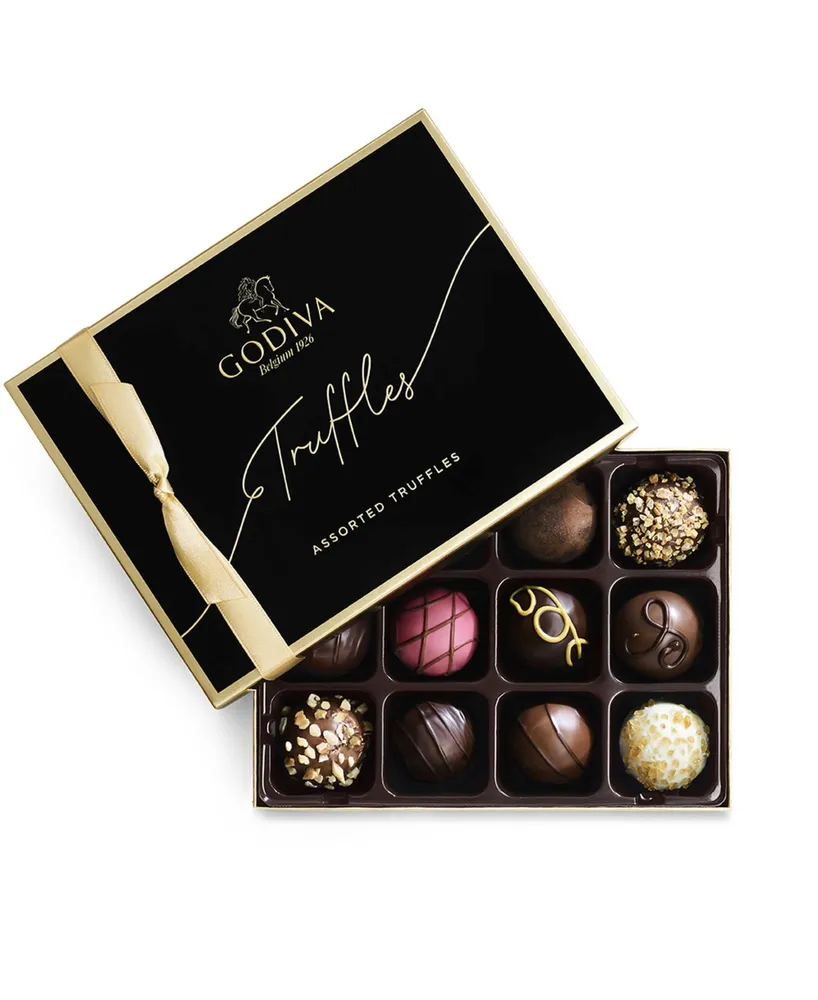 Godiva Signature Truffles Assorted Chocolate Gift Box 12 Piece
