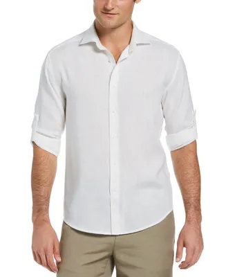 Cubavera Men's Travelselect Linen Blend Wrinkle-Resistant Shirt