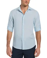 Cubavera Men's Travelselect Linen Blend Wrinkle-Resistant Shirt