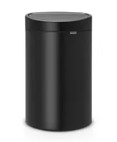 Brabantia Touch Top Trash Can, 10.6 Gallon