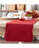 Design Imports Quilted Farmhouse Table Runner