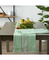 Design Imports Stripes with Fringe Placemat, Set of 6