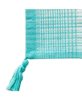 Design Imports Variegated Stripe with Tassel Napkin, Set of 6