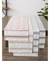 Design Imports Zig Dobby Stripe Table Runner