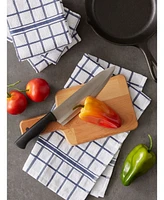 Design Imports Windowpane Terry Dishtowel, Set of 4