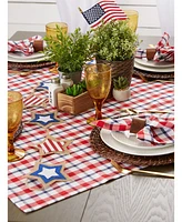 Design Imports American Plaid Kitchen Textiles, 70" Round, American Plaid, 1 Piece