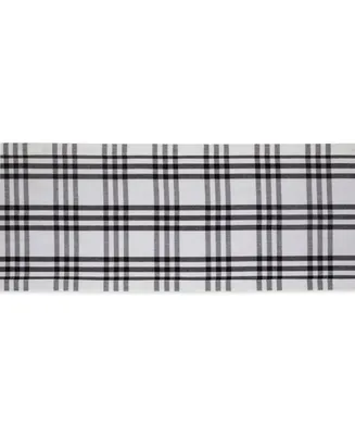 Design Imports Plaid Table Runner, 14" x 72"