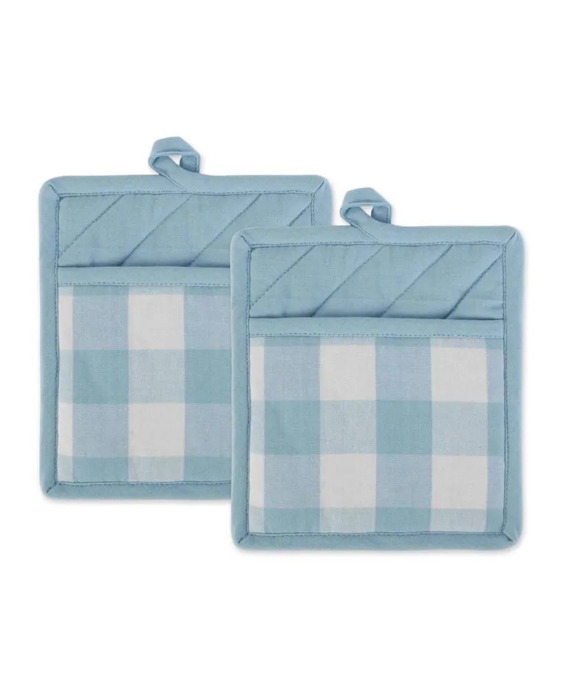 Design Imports Set of 3 Buffalo Check Kitchen Towels 