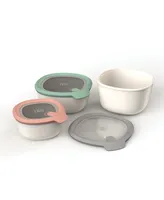 Leo to Go 3 Piece Covered Bowl Set