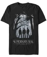 Men's Supernatural Dark Forest Poster Short Sleeve T-shirt