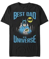 Men's Batman Best Bat Dad Short Sleeve T-shirt