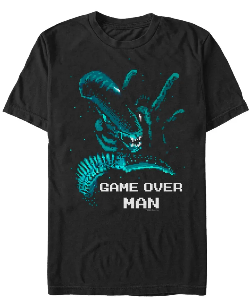 Men's Aliens Alien Pixel Short Sleeve T-shirt