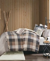 Madison Park Ridge Herringbone 6-Pc. Duvet Cover Set