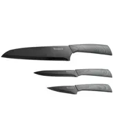 Tomodachi Raintree Ash 3-Pc. Knife Set with Blade Guards