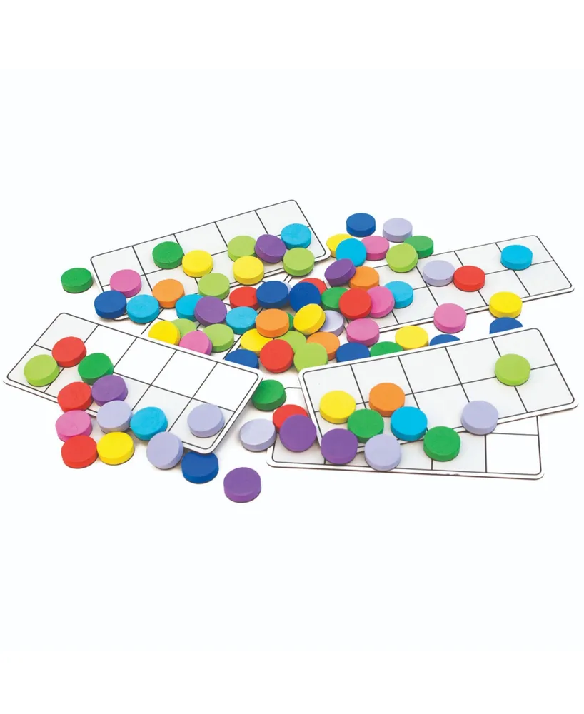 Junior Learning Rainbow Ten Frames - Magnetic Activities Learning Set