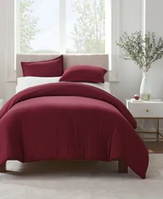 Serta Simply Clean Antimicrobial Duvet Collection