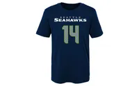Nike Little Boys and Girls Seattle Seahawks Mainliner Player T-shirt - D.k. Metcalf