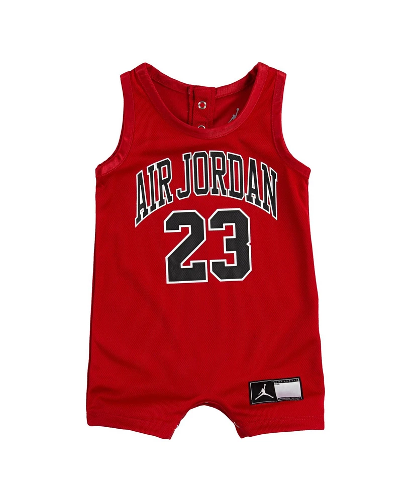 Jordan Baby Boys & Girls Sleeveless Mesh Jersey Dna Romper