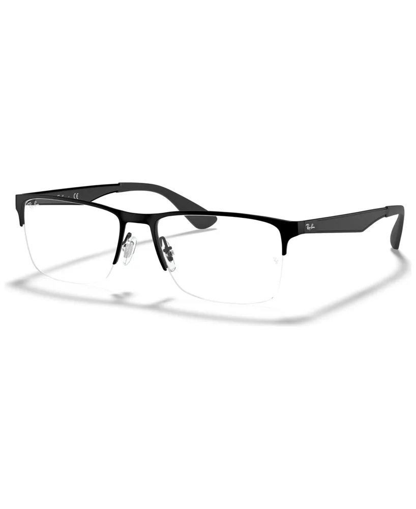 Ray-Ban RB6335 Unisex Rectangle Eyeglasses