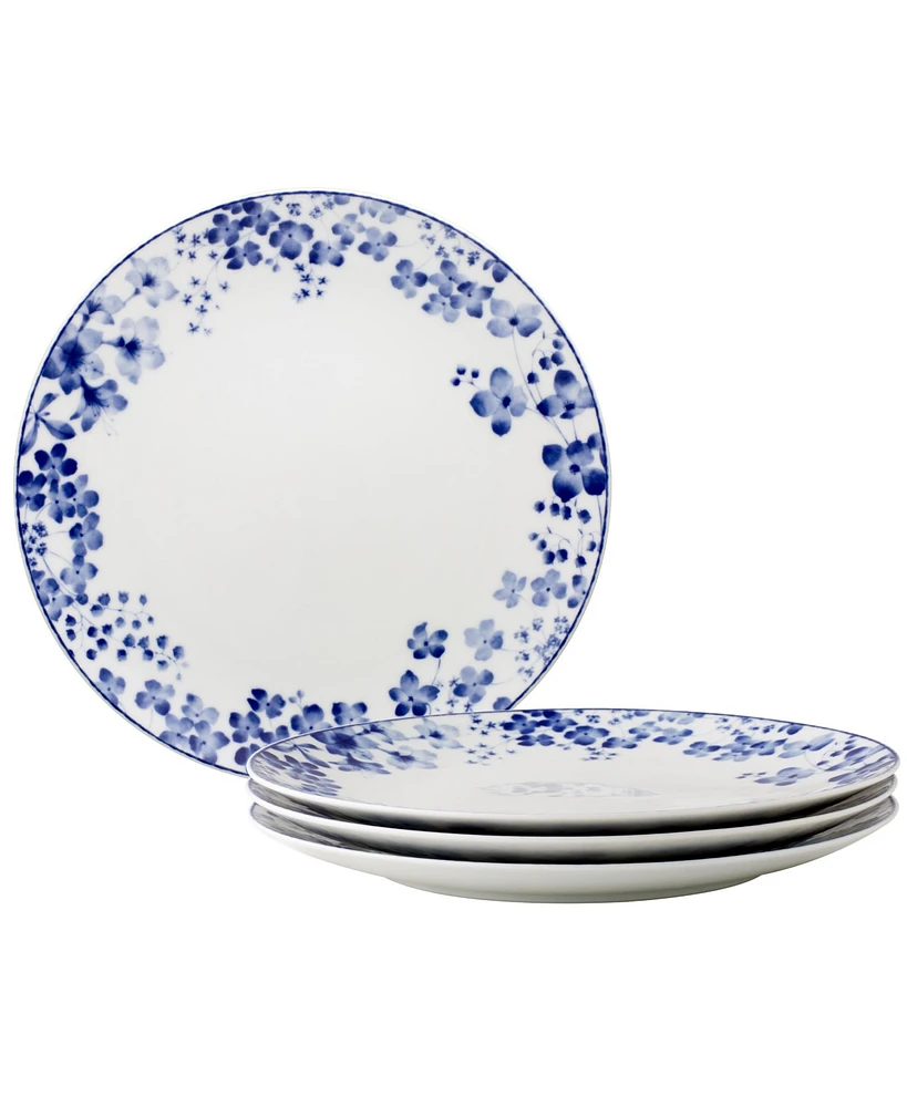 Noritake Bloomington Road 10.5" Set of 4 Dinner Plates, Service for 4