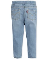 Baby Girls Pull On Denim Jeggings