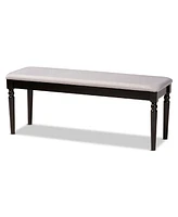 Giovanni Modern and Contemporary Fabric Upholstered Dining Bench