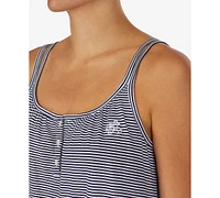 Lauren Ralph Cotton Knit Double-Strap Nightgown