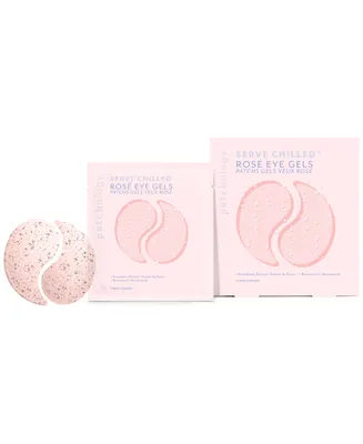 Patchology Serve Chilled Rose Eye Gels, 5 pairs