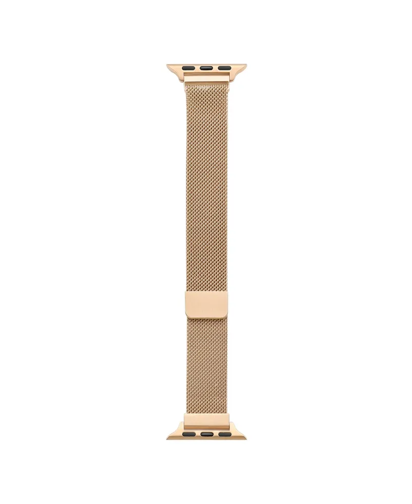 Men's and Women's Rose Gold Skinny Metal Loop Band for Apple Watch 42mm