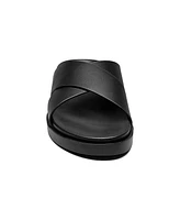 Stacy Adams Men's Montel Cross Strap Slide Sandal