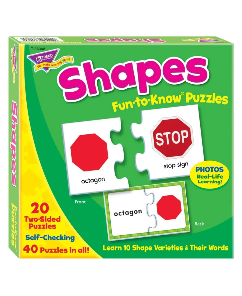 Shapes Fun-to-Know Puzzles