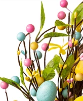 Glitzhome 22"D Easter Egg Wreath