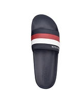 Tommy Hilfiger Men's Rozi Global Stripe Branding Pool Slide Sandals