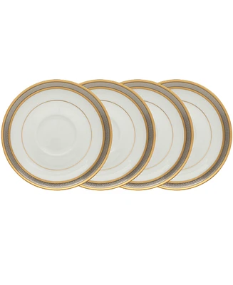 Noritake Brilliance Set of 4 Saucers, 6"