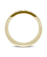 Moissanite Channel Band 1-1/10 ct. t.w. Diamond Equivalent 14k Gold