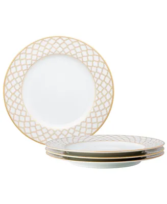 Noritake Eternal Palace Gold Set of 4 Dinner Plates, 10-1/2"