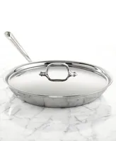 All-Clad Stainless Steel 12" Covered Fry Pan